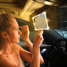 Oglinda de Machiaj Auto cu Iluminare LED
