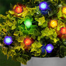 Sir de Lumini Solare LED - Model Floral - Colorat - 2 m