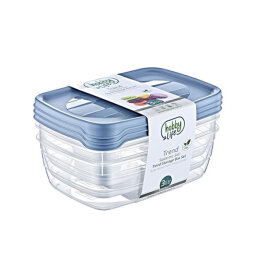 Set Cutii Dreptunghiulare de Depozitare - 1,2 L (3 buc.)