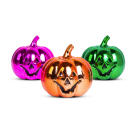 Decor Dovleac de Halloween - Lucios - 6 cm - 3 culori / pachet