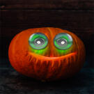 Ochi Infricosatori de Halloween - LED Verde - cu Baterii