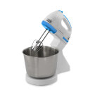 Mixer de Mana cu Bol - Esperanza Biscotti EKM019WB - 150W - Alb, Albastru