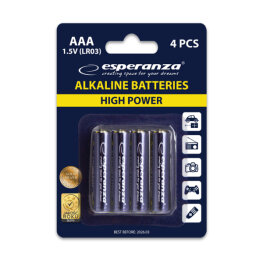 Set Baterii (4 buc) - Esperanza EZB102 - 1,5V; AAA (LR03)
