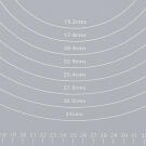 Placa de Intindere din Silicon - cu Tabel de Marimi - 40 x 50 cm