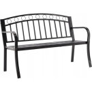 Banca GardenLine cu Masa Extensibila - 127 x 53 x 84 cm - Negru