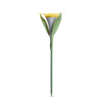 Floare Solara cu Tarus - 30 x 10 cm - LED Alb