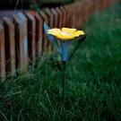 Floare Solara cu Tarus - 30 x 10 cm - LED Alb