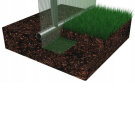 Husa Solar de Gradina - Verde - 3 x 2 x 2 m