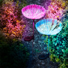Lampa Solara cu Fibra Optica - Meduza - 80 cm - Multicolor