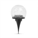 Lampa Solara cu Tarus - Sfera din Sticla - 10 cm - 10 LED Alb Cald