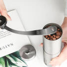 Rasnita Manuala de Cafea - Metal - Argintiu
