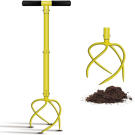 Cultivator Manual cu Inaltime Reglabila - Verde