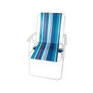 Scaun Pliabil de Camping - 75 x 51 cm - Dungi Albastre