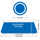 Piscina de Gradina cu Pereti Moi - 305 x 76 cm