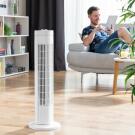 Ventilator Turn InnovaGoods Fankol - 50 W - Alb