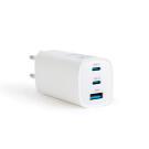 Adaptor Retea USB + Type-C PD45W cu Incarcare Rapida - Alb