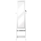 Dulap Bijuterii cu Oglinda - 34 x 35,5 x 140 cm