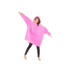 Patura-Hanorac 2 in 1 - Oversized - Roz Inchis