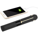 Akkumulátoros hajvasaló powerbank funkcióval - Fekete