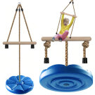 Gyerek kerti hinta – 30 cm - Kék