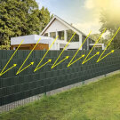 PVC kerítésszalag - 19 cm x 35 m - 450g/m2 - Zöld