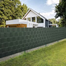 PVC kerítésszalag - 19 cm x 35 m - 450g/m2 - Zöld