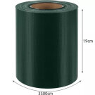 PVC kerítésszalag - 19 cm x 35 m - 450g/m2 - Zöld