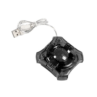 4 port-os USB 2.0 HUB - Esperanza Star EA150K - Fekete