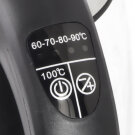 Átlátszó elektromos vízforraló LED világítással és állítható hőmérséklettel (1,7 L) - Esperanza Senie EKK026 - Fekete