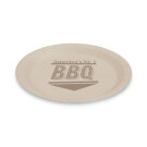 BBQ mintás papírtányér szett (12 db) - 23 cm
