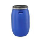 Erjesztő hordó fém csattal - 120 L - Kék