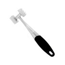 Fém húsklopfoló fekete nyéllel - 22 cm