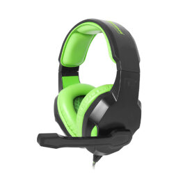 Gaming fejhallgató mikrofonnal - Esperanza Cobra EGH350G - Zöld