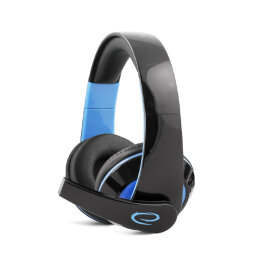Gaming fejhallgató mikrofonnal - Esperanza Condor EGH300B - Kék