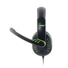 Gaming fejhallgató mikrofonnal - Esperanza Crow EGH330G - Zöld