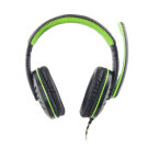 Gaming fejhallgató mikrofonnal - Esperanza Crow EGH330G - Zöld