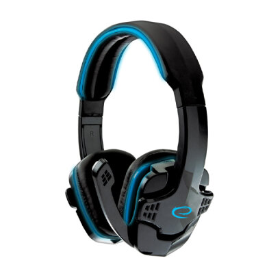 Gaming fejhallgató mikrofonnal - Esperanza Raven EGH310B - Kék