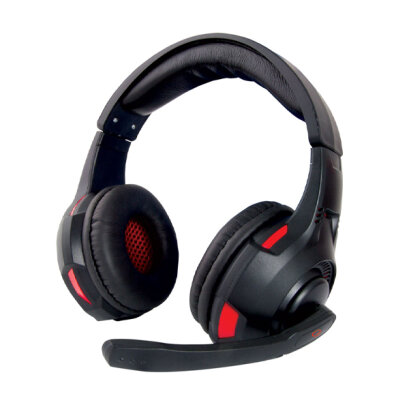 Gaming fejhallgató mikrofonnal - Esperanza Stryker EGH370 - Piros