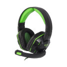 Gaming fejhallgató mikrofonnal - Esperanza Venom EGH380 - Zöld