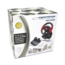 Gaming kormány pedállal (PS, PS2, PS3, PC) - Esperanza High Octane EG103