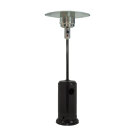 GardenLine Porszórt acél gázos teraszfűtő hőgomba - 221 cm - Fekete