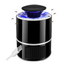 Hordozható elektromos szúnyogirtó LED fénnyel - 18,5x9x12 cm - Fekete