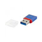 MicroSD USB kártyaolvasó - Esperanza EA134B - Kék