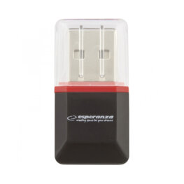 MicroSD USB kártyaolvasó - Esperanza EA134K - Fekete