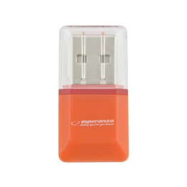 MicroSD USB kártyaolvasó - Esperanza EA134O - Narancssárga