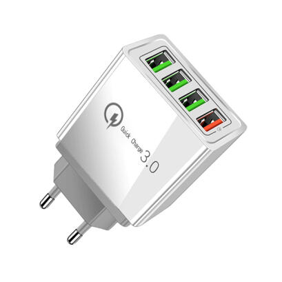 Quick Charge 3.0 4xUSB gyorstöltő adapter