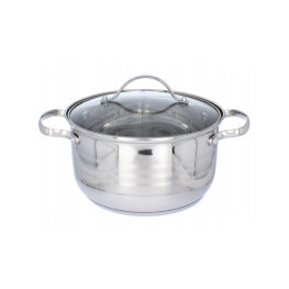 Rozsdamentes acél edény fedővel 3l – Cook Line