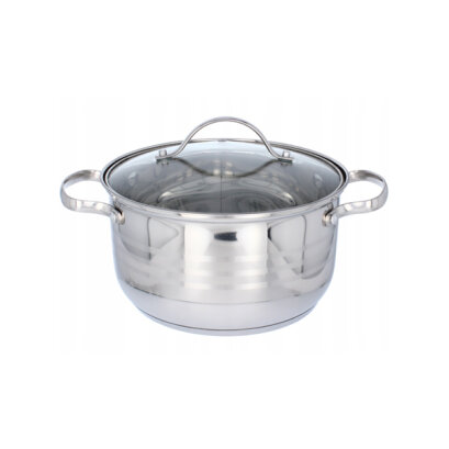Rozsdamentes acél edény fedővel 3l – Cook Line