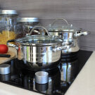 Rozsdamentes acél edény fedővel 3l – Cook Line