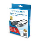 USB 3.0 - Gigabit Ethernet adapter - Esperanza ENA101